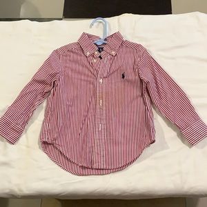 Ralph Lauren,2T Red with white Stripes!